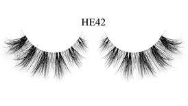 Band-Less 3D Mink Lashes HE42