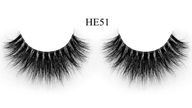 Band-Less 3D Mink Lashes HE51