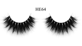 Band-Less 3D Mink Lashes HE64