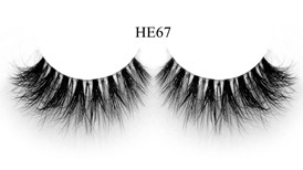 Band-Less 3D Mink Lashes HE67