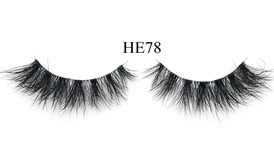 Band-Less 3D Mink Lashes HE78